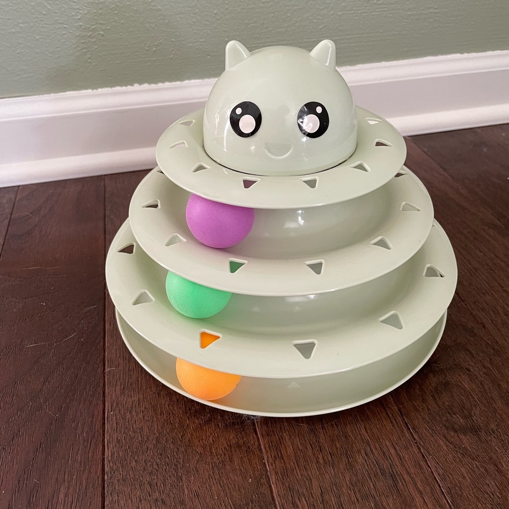 *3 for $15* Interactive Cat Tower Ball Track Toy